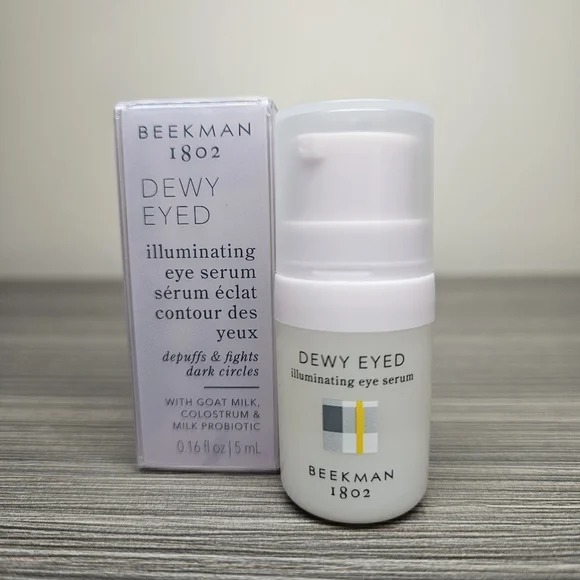 Beekman 1802 Mini Dewy Eyed Serum .16oz depuffs & fights dark circles new in box - Picture 1 of 2